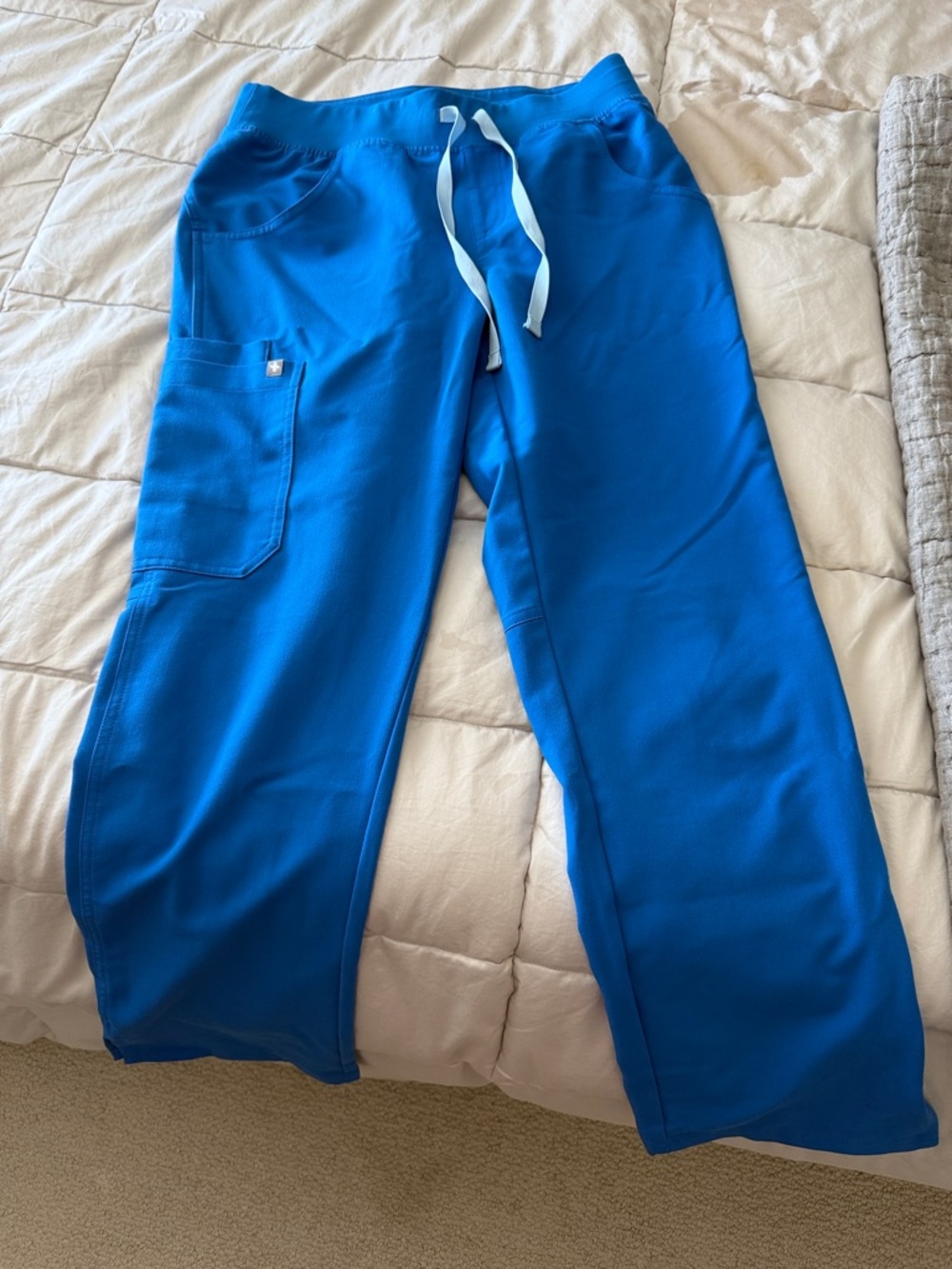 Bright Royal Blue FIGS Scrub Pants size XS/ P
